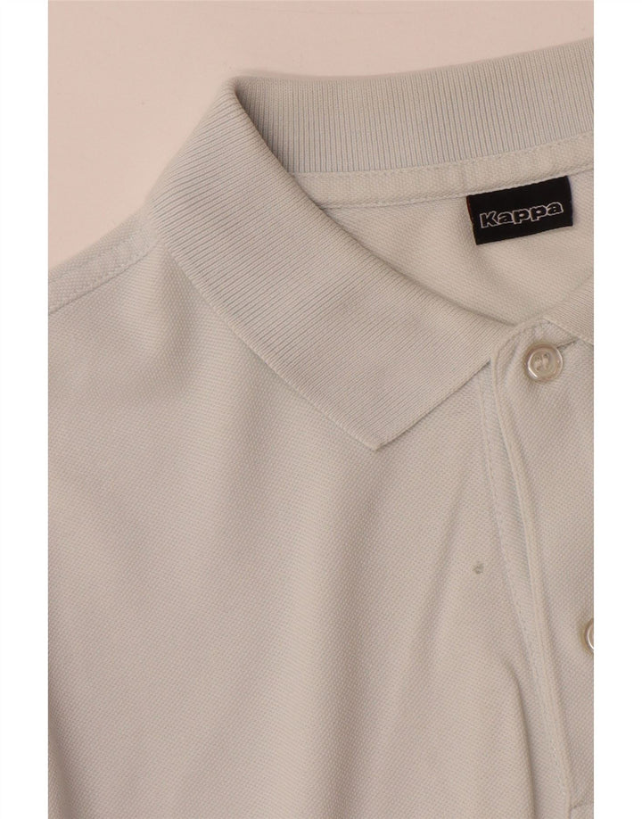 Kappa Polo Homme Blanc Moyen Coton