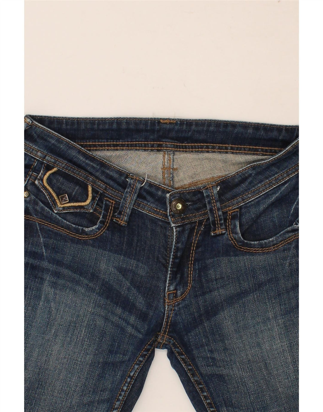 WRANGLER Jean Bootcut Femme W30 L30 Bleu Marine