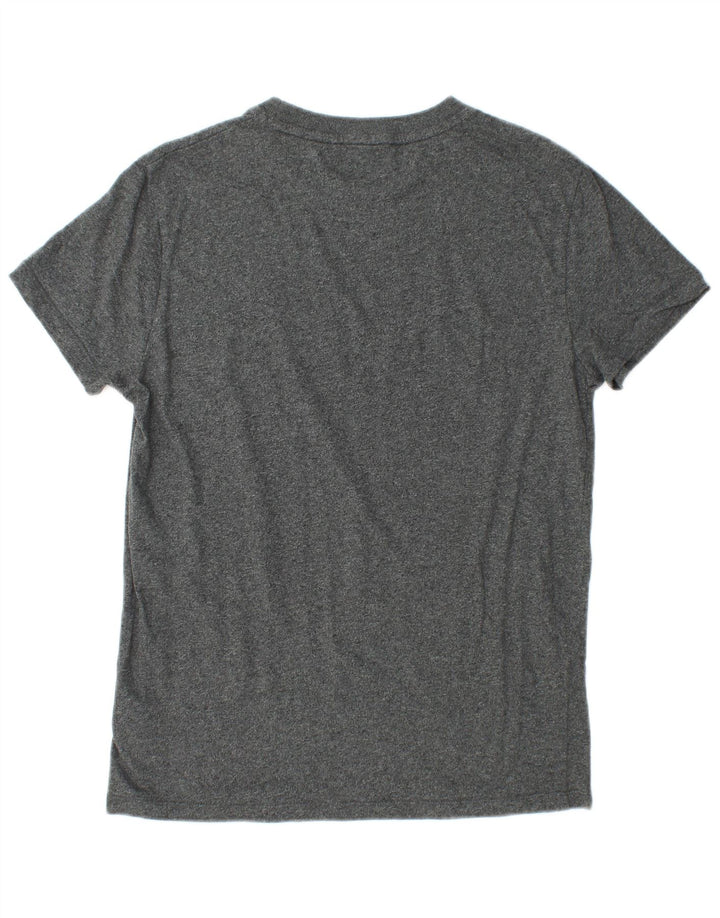 SUPERDRY T-Shirt Homme Gris Moyen Moucheté Coton
