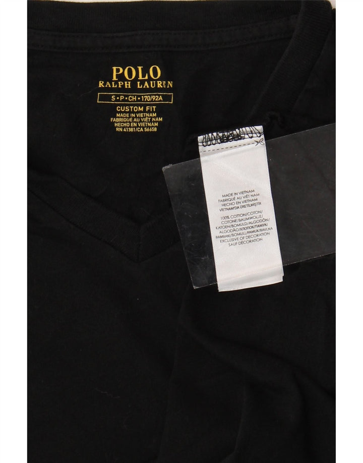 POLO RALPH LAUREN T-Shirt sur mesure pour hommes, petit haut en coton noir