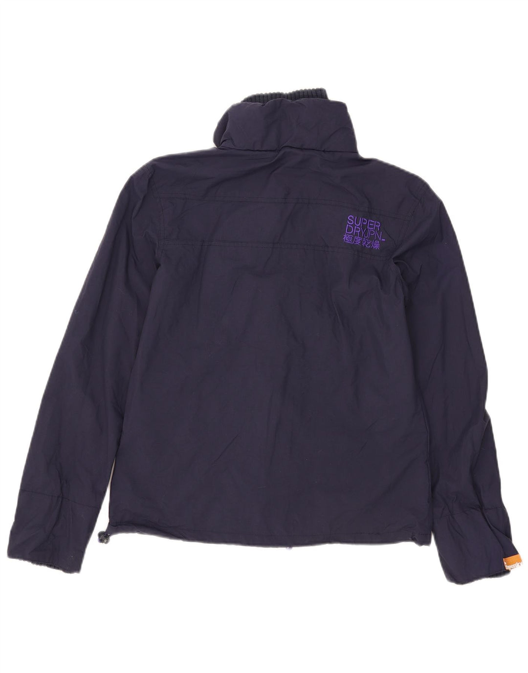 Superdry Veste coupe-vent The Windcheater pour femme UK 10 Small Bleu marine