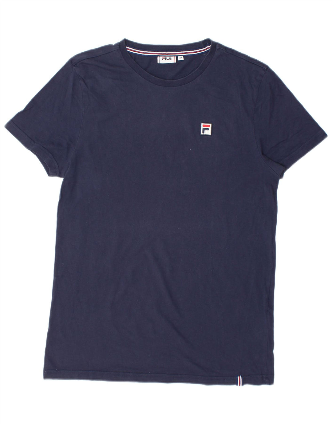 Fila T-Shirt Homme Bleu Marine Moyen Coton