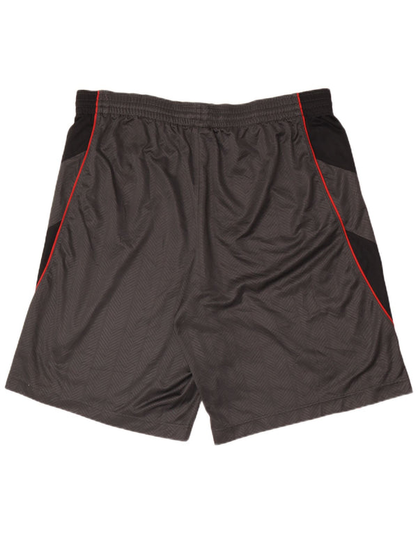 Nike Short de sport pour homme 2XL Gris Colorblock Polyester