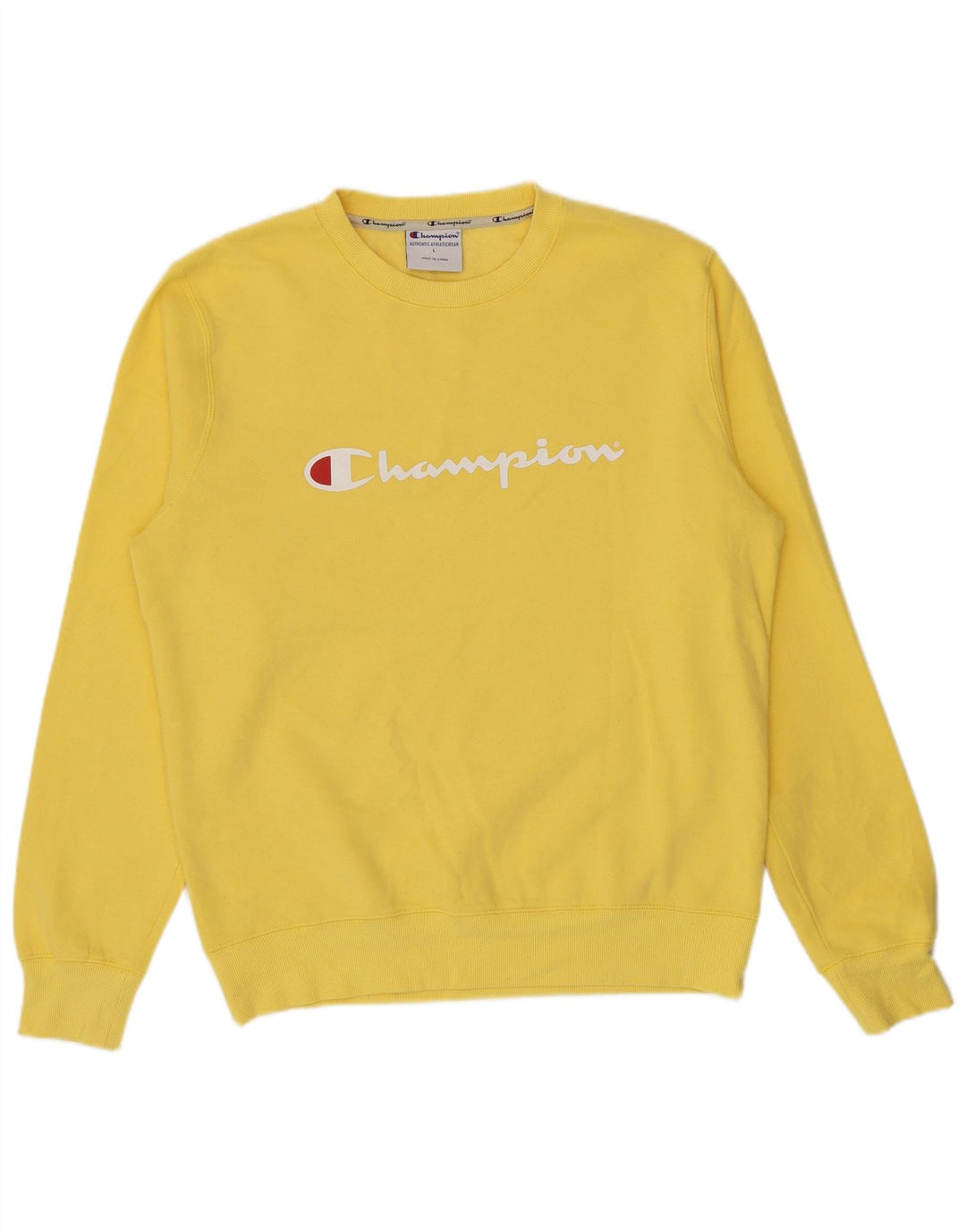 Champion Sweat-shirt graphique pour hommes, grand coton jaune