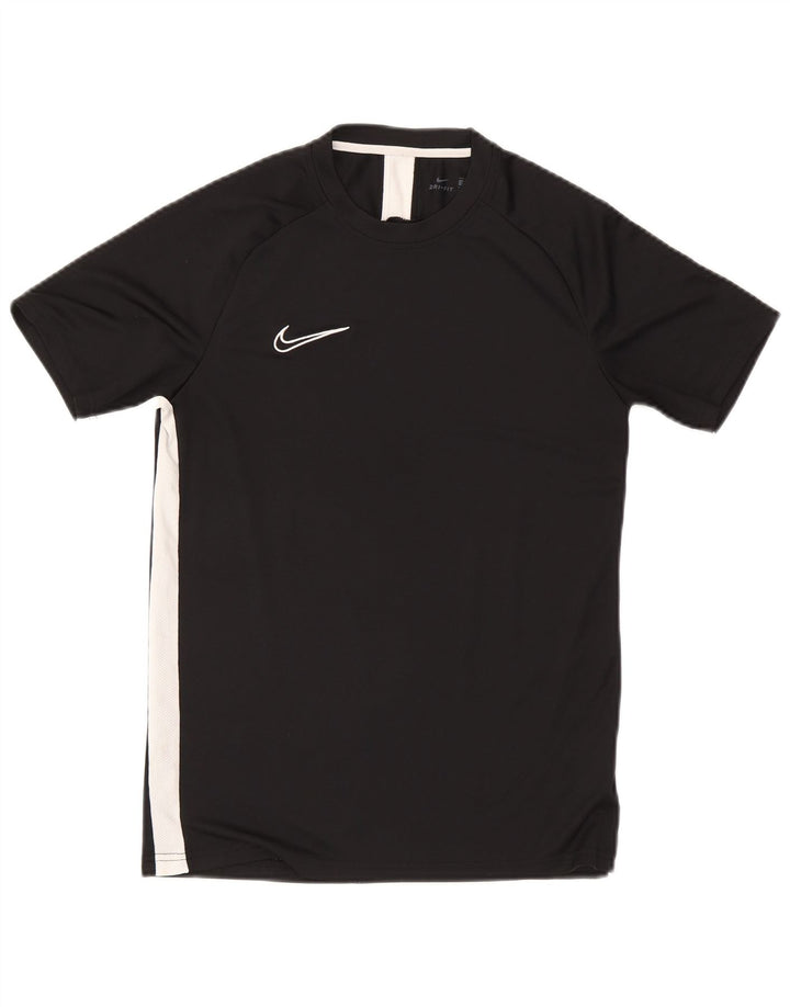 Nike Hommes Dri Fit T-Shirt Haut Noir Colorblock Polyester