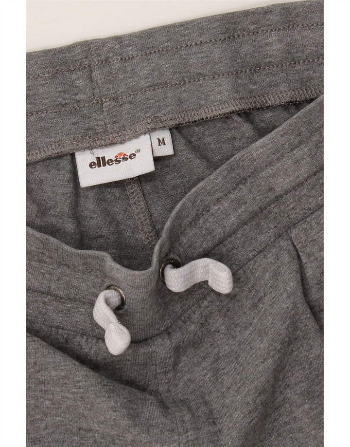 ELLESSE Womens Graphic Sport Shorts UK 14 Medium  Grey Cotton Vintage Ellesse and Second-Hand Ellesse from Messina Hembry 