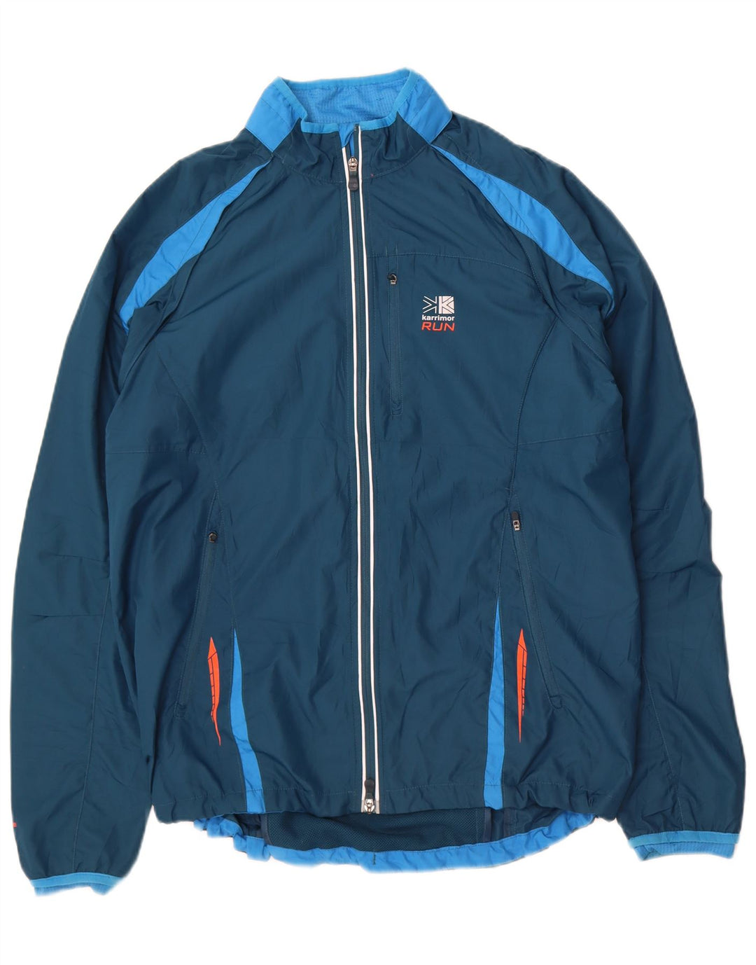 Karrimor Veste de survêtement pour homme UK 40 Large Bleu Colorblock Polyester