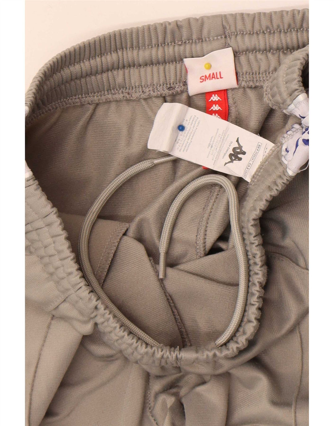 Kappa Pantalon de Survêtement Graphique Homme Joggers Small Gris Colorblock