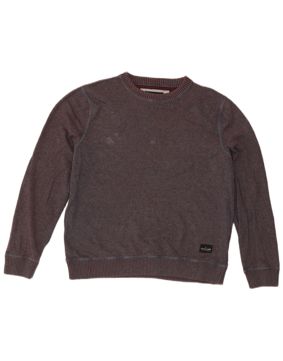 Quiksilver Sweat-shirt pour homme en coton bordeaux moyen