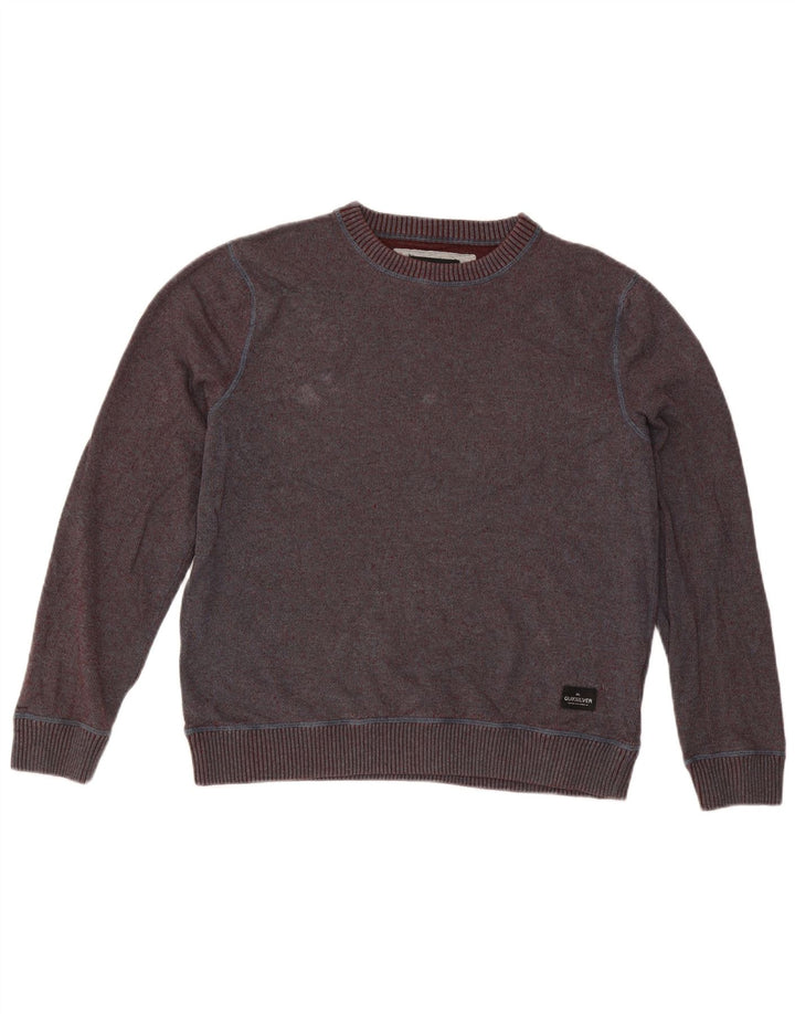 Quiksilver Sweat-shirt pour homme en coton bordeaux moyen