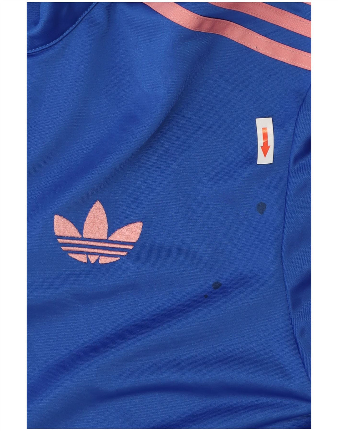 Adidas Veste de survêtement pour femme UK 12/14 Bleu moyen Polyester
