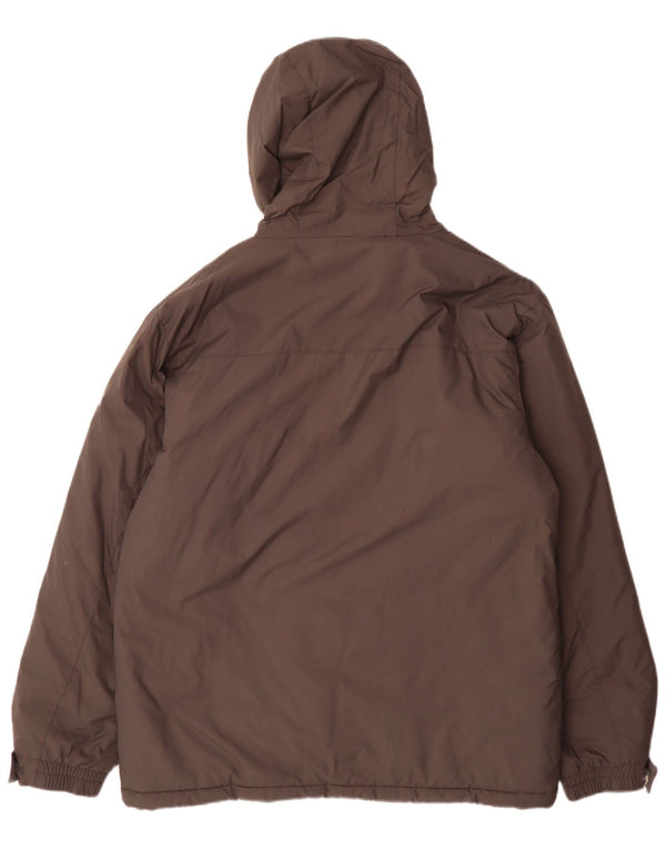 Slam Veste matelassée à capuche coupe régulière pour homme UK 42 XL Gris Nylon Sports