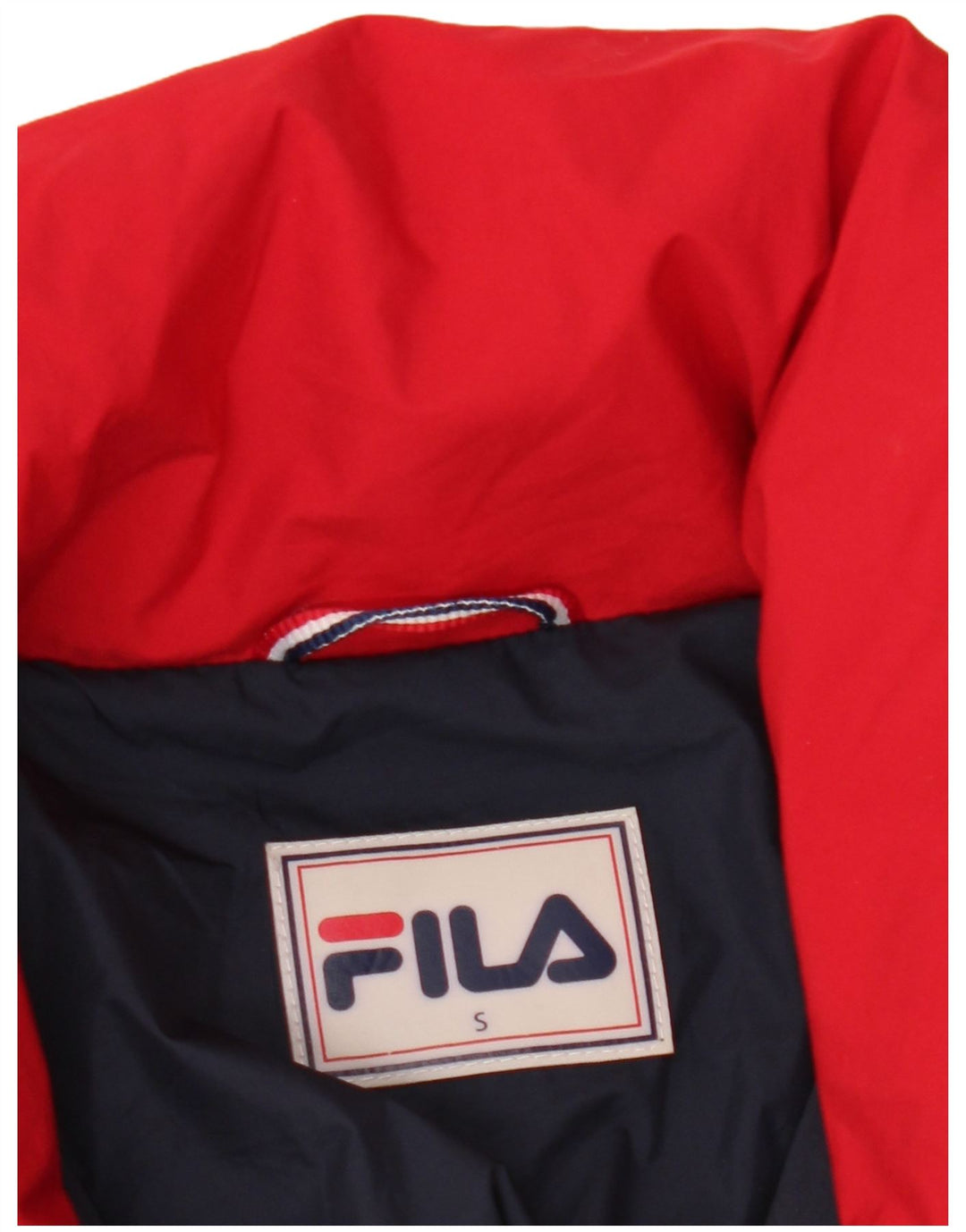 Fila Veste matelassée surdimensionnée pour femme UK 10 Small Multicolore Colourblock