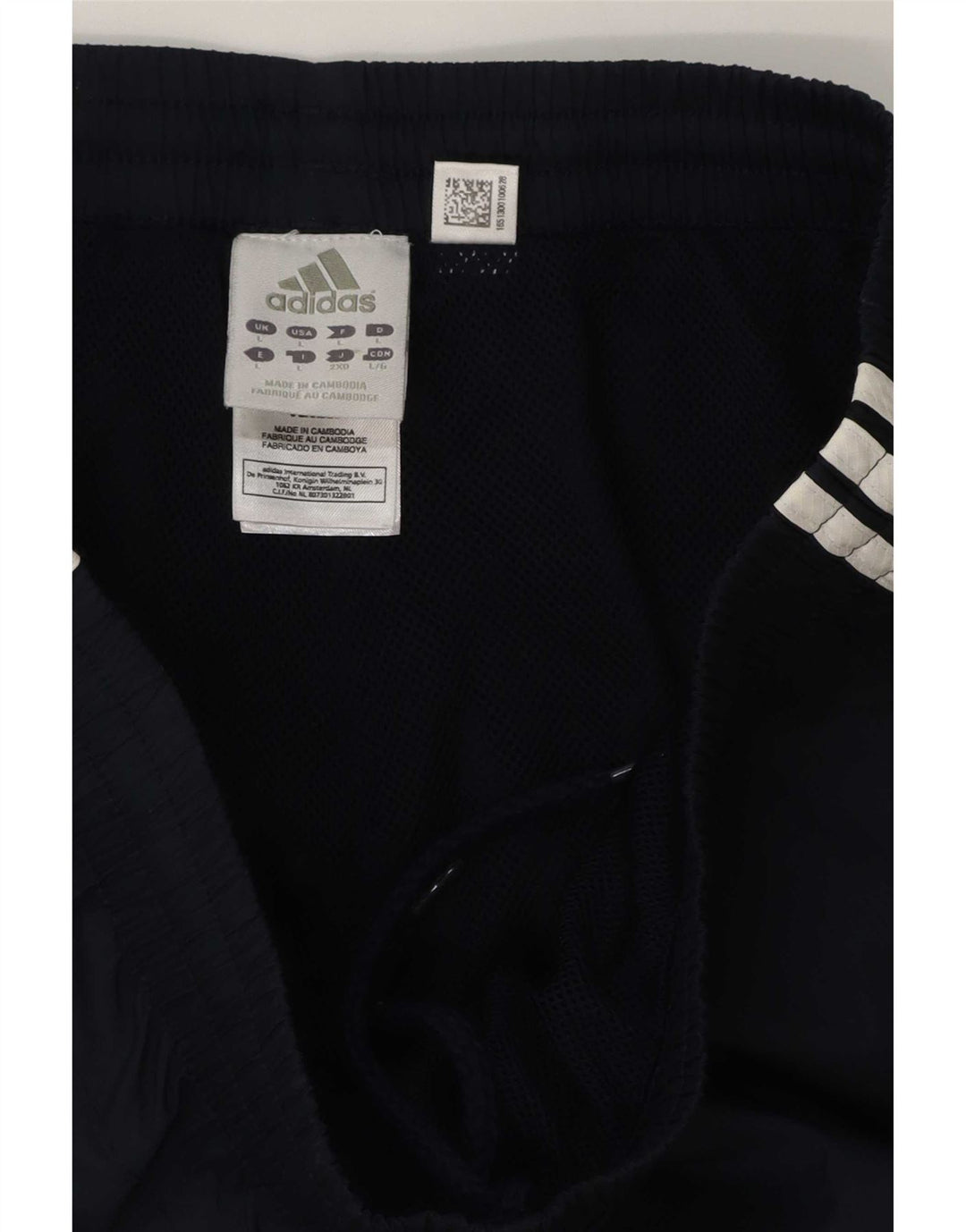 Pantalon de survêtement Adidas Cargo Capri pour homme, grand, bleu marine, en polyester