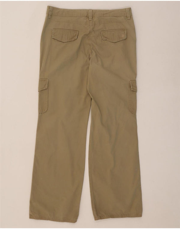 Timberland Pantalon cargo droit pour femme UK 12 Medium W30 L31 Coton beige