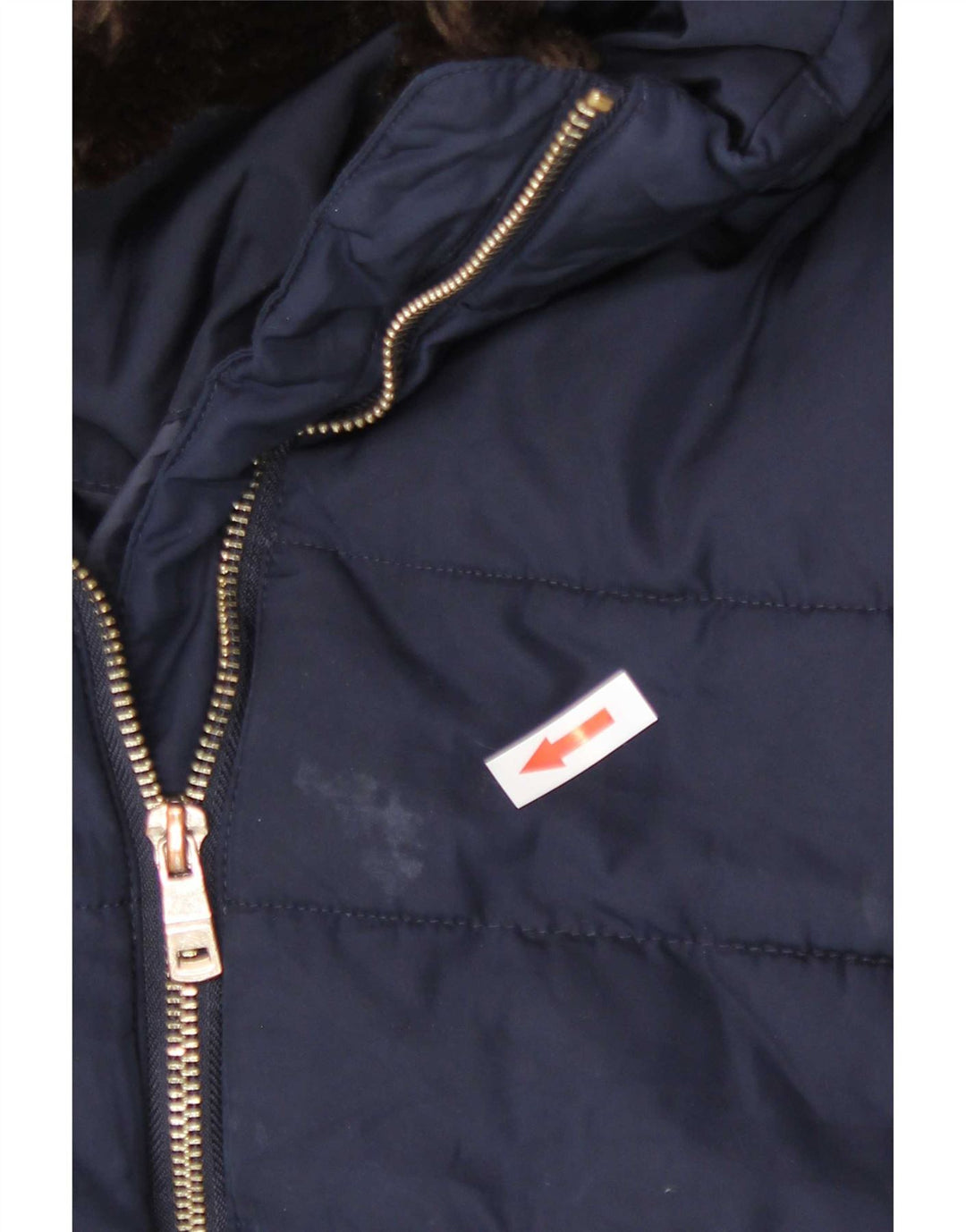 Marks & Spencer Veste matelassée pour femme UK 16 Large Bleu Marine Polyester