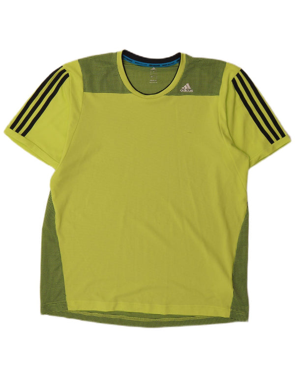 Adidas Hommes Climacool T-Shirt Haut Grand Vert Polyester