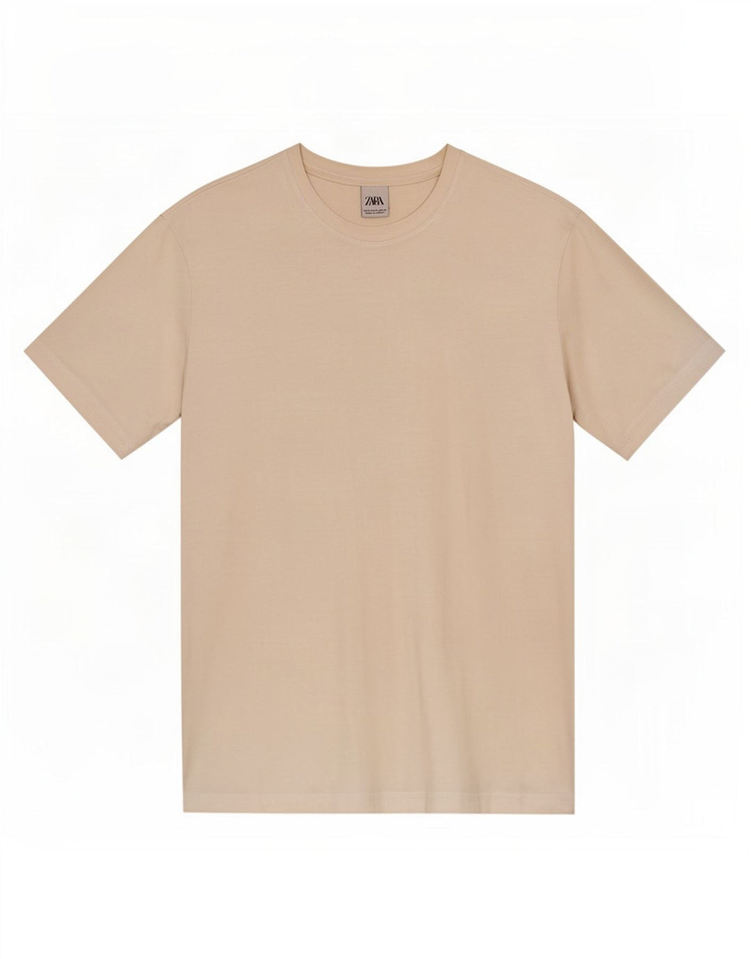 Zara Homme T-Shirt Haut Moyen Blanc