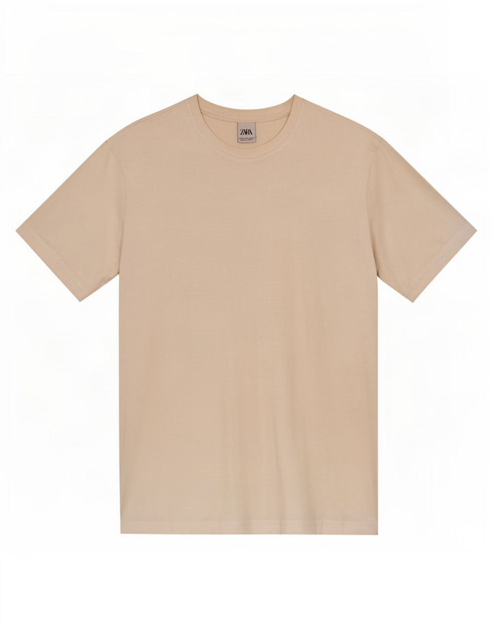 Zara Homme T-Shirt Haut Moyen Blanc