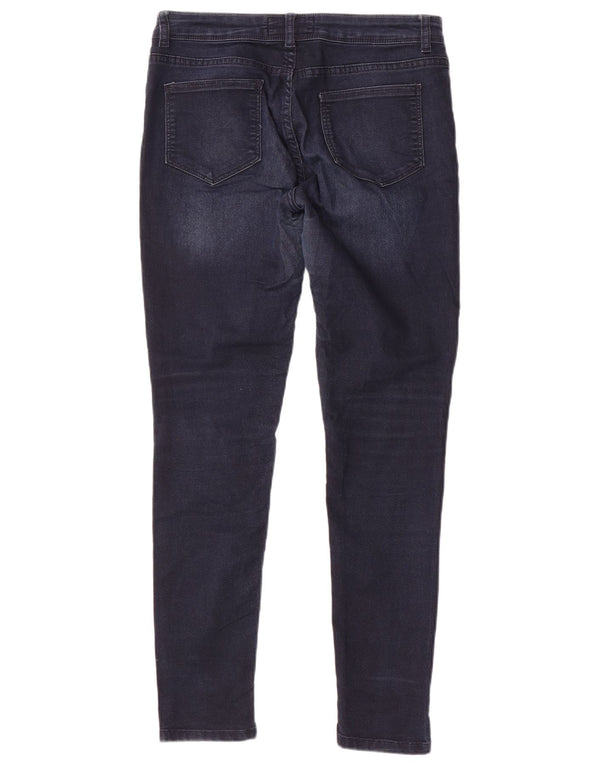 Fat Face Jean skinny pour femme UK 10 Small W30 L29 Bleu marine Coton