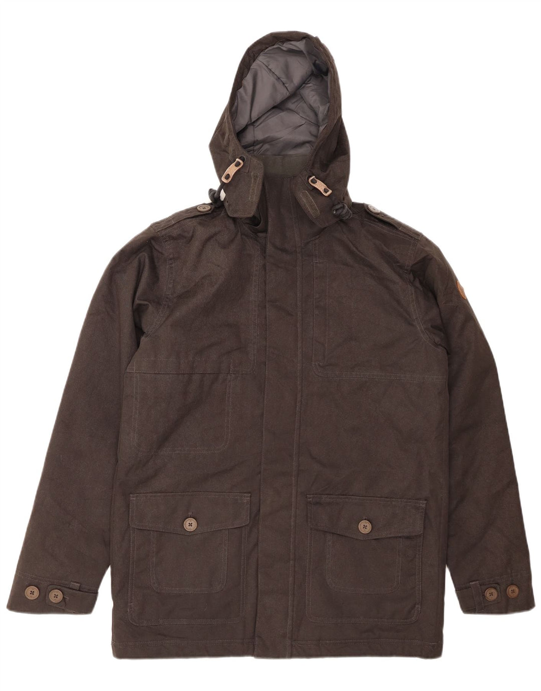 O'NEILL Parka à capuche pour homme UK 38 Gris moyen Polyester