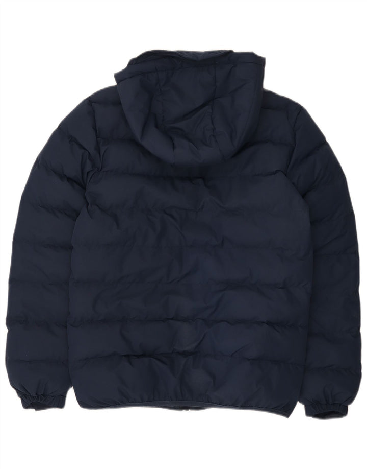 LYLE & SCOTT Veste matelassée à capuche pour garçon 12-13 ans Bleu marine Polyester