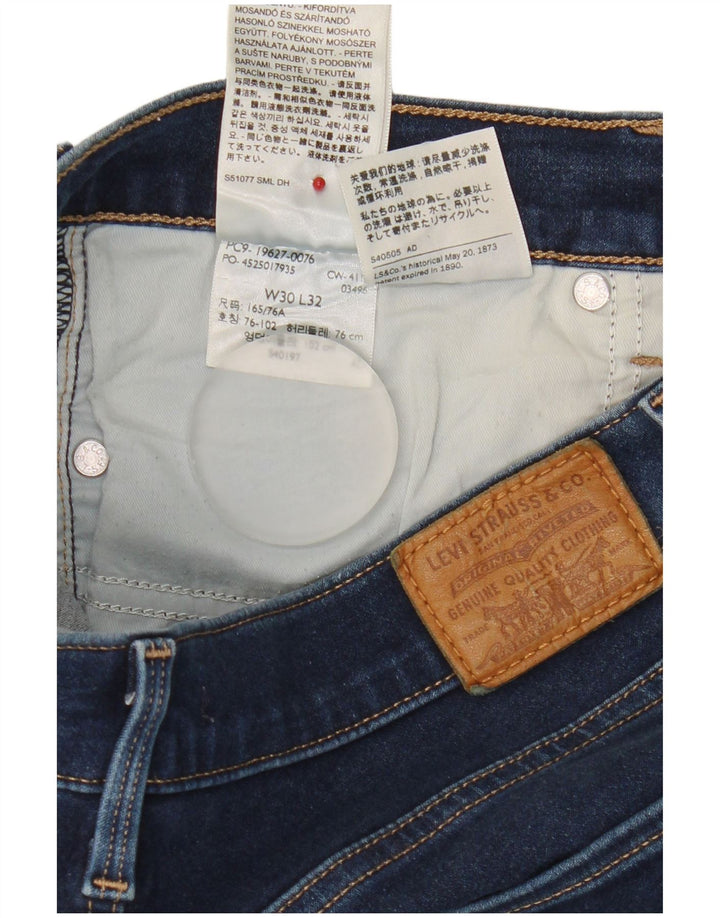 Levi's Jean Capri Femme W30 L21 Bleu Coton