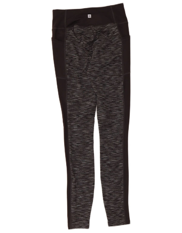 Mountain Warehouse Leggings pour femme UK 8 Small Noir Moucheté Polyester