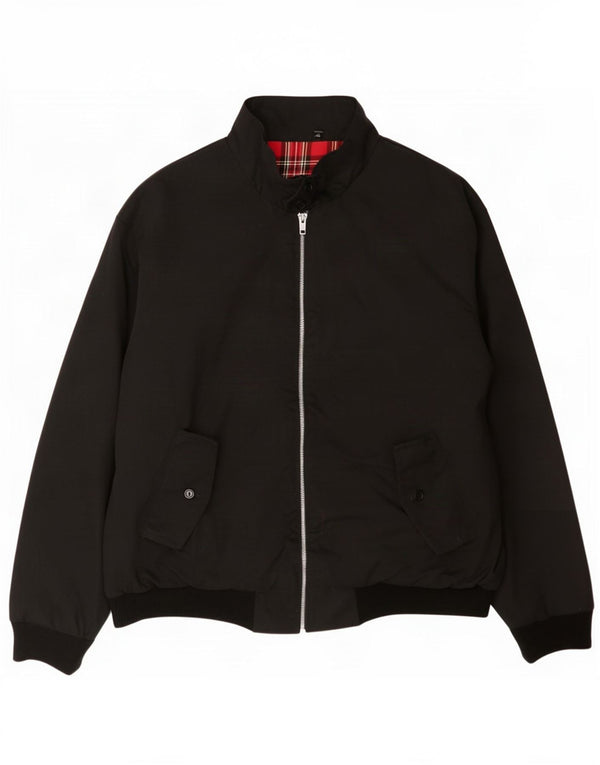 Veste Bomber Homme Vintage UK 42 XL Noir