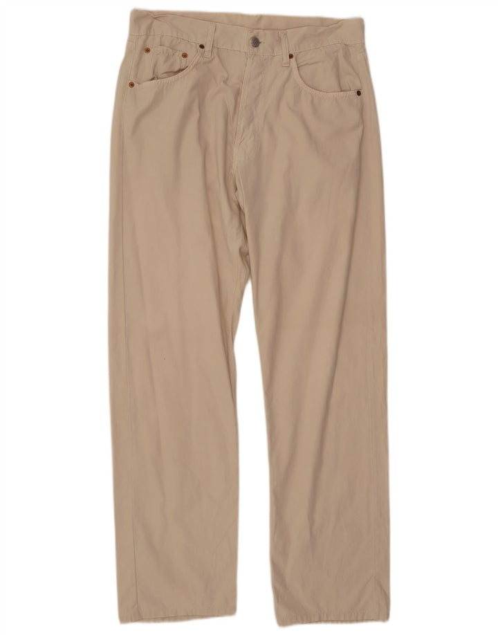 REPLAY Pantalon décontracté droit W36 L34 Beige Coton