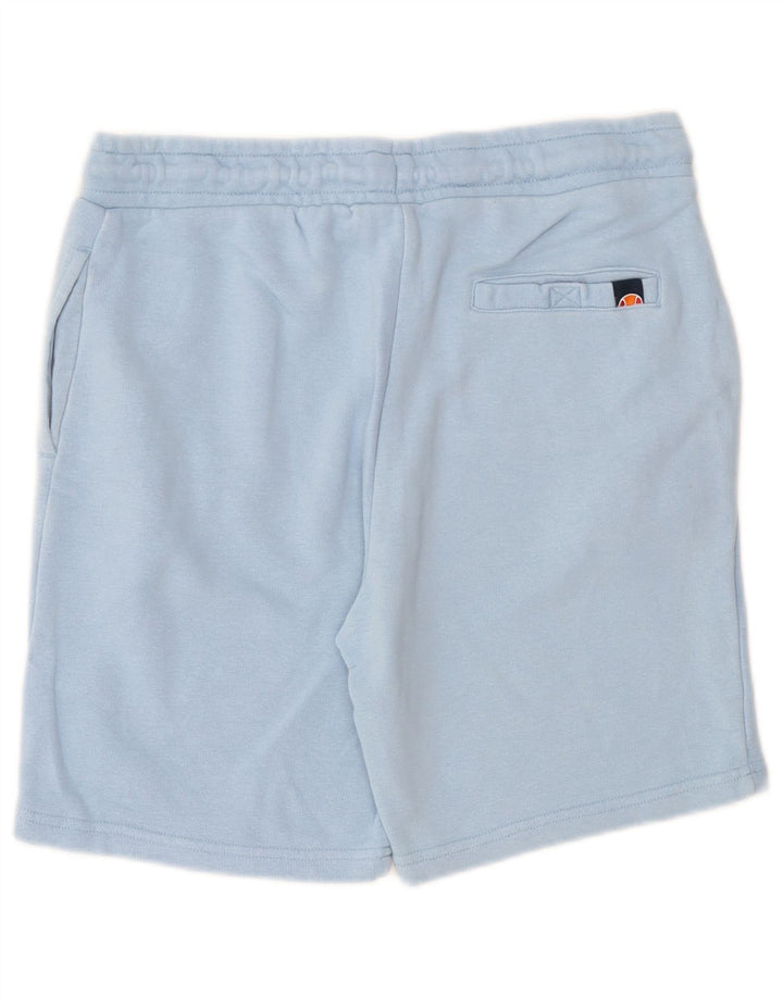 Ellesse Short de Sport Homme Bleu Moyen Coton