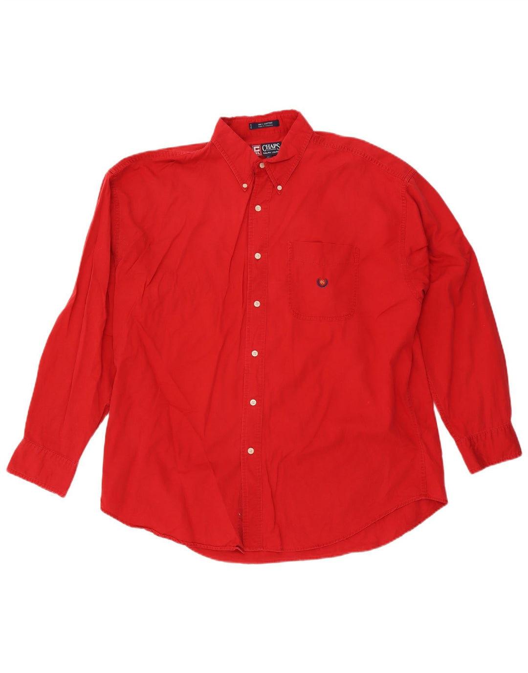 Chaps Ralph Lauren Chemise Homme XL Coton Rouge