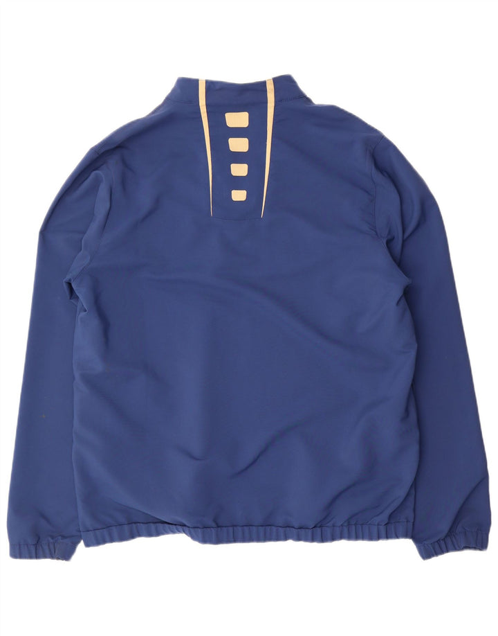 Umbro Veste de survêtement graphique pour homme, grande taille, rayures bleues