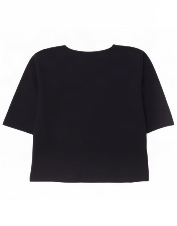 Ralph Lauren T-Shirt Femme Top UK 18 XL Bleu Marine Coton