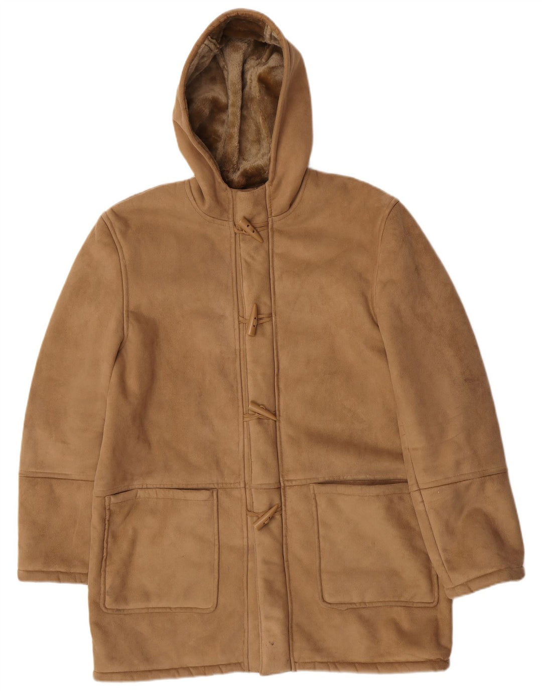 Conbipel Veste Sherpa à capuche Studio pour homme UK 38 Marron moyen Polyester