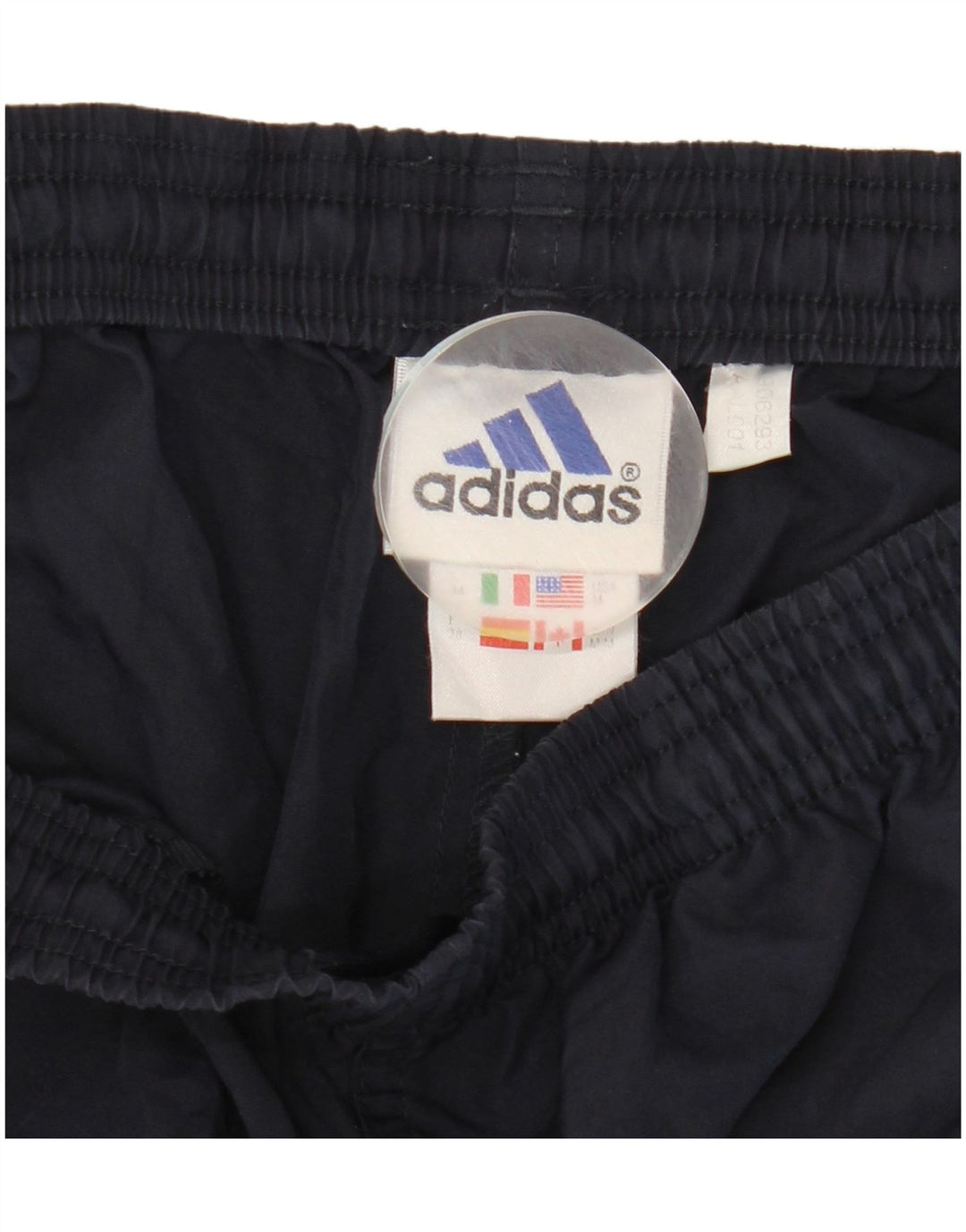 Adidas Short de sport pour femme UK 12 Bleu marine moyen Polyester