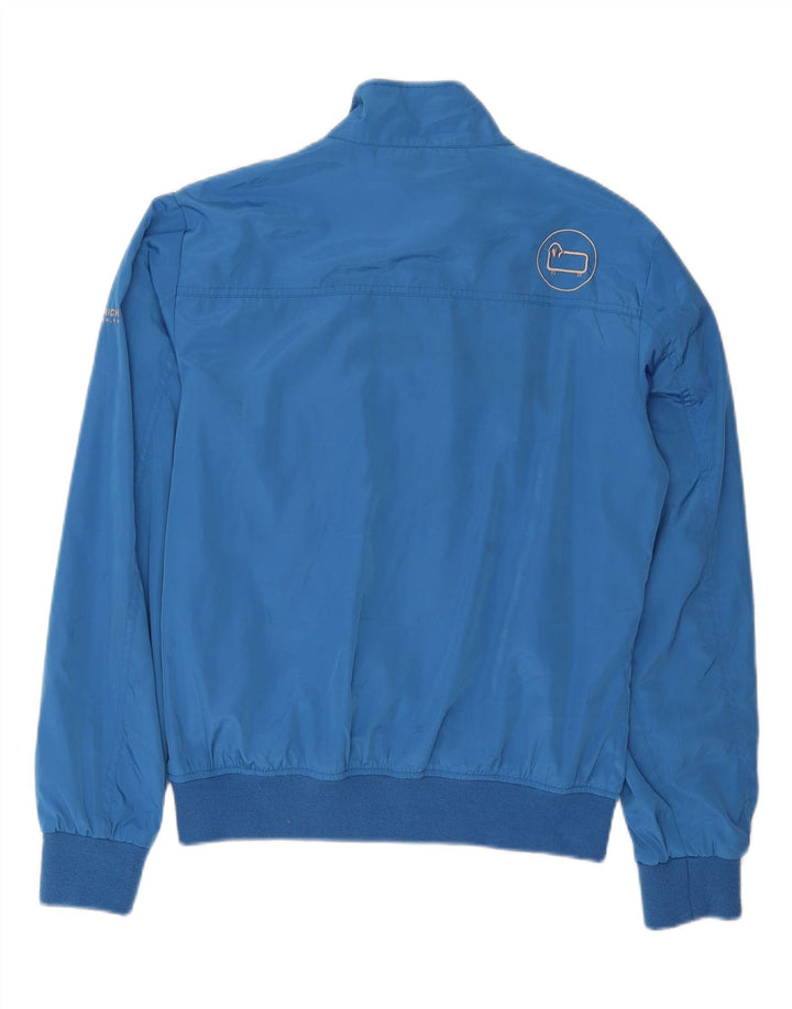 PENN-RICH Mens Bomber Jacket UK 38 Medium Blue Vintage Penn-rich and Second-Hand Penn-rich from Messina Hembry 