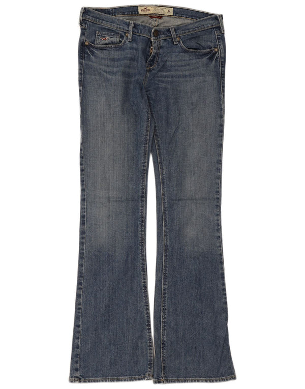 Hollister Jean évasé pour femme US 3 Small W30 L31 Bleu Coton