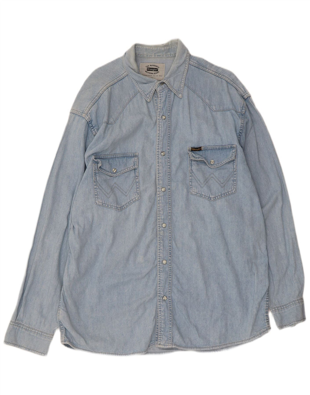 Wrangler Chemise en Jean Homme XL Bleu Coton