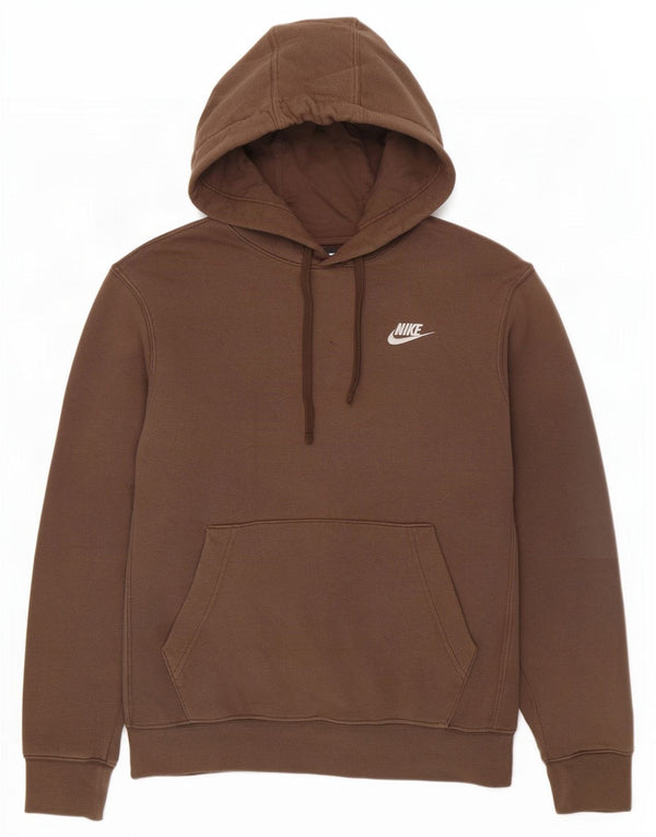 Nike Pull à capuche pour homme Petit coton beige