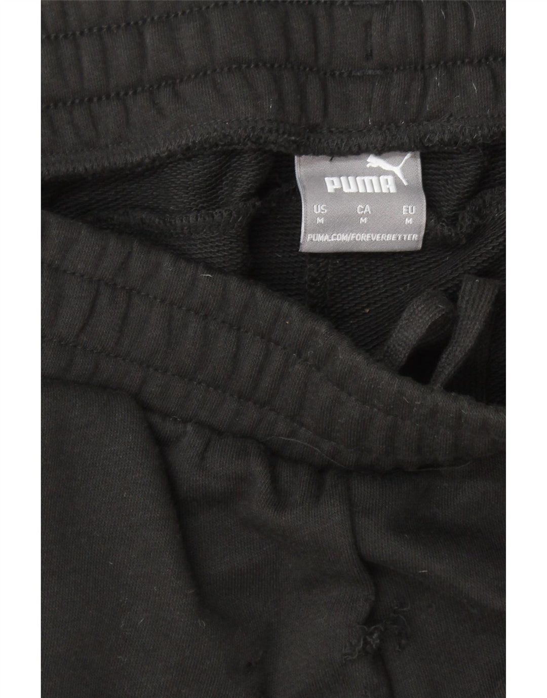 PUMA Mens Graphic Sport Shorts Medium  Black Colourblock Cotton Vintage Puma and Second-Hand Puma from Messina Hembry 