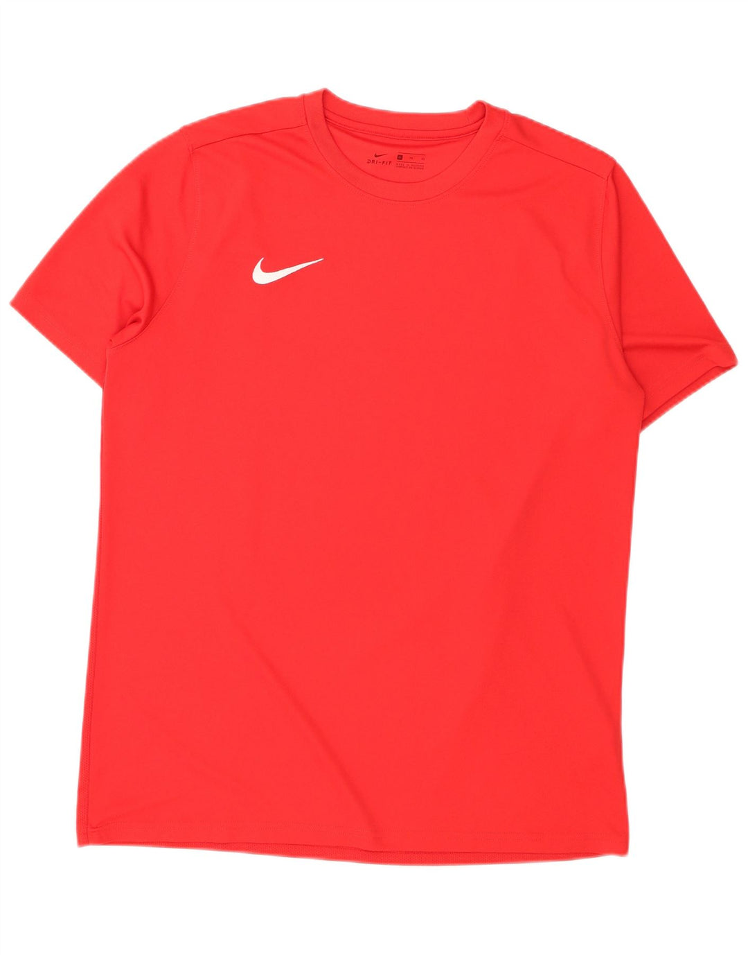 Nike Hommes Dri Fit T-Shirt Haut Rouge Moyen Polyester