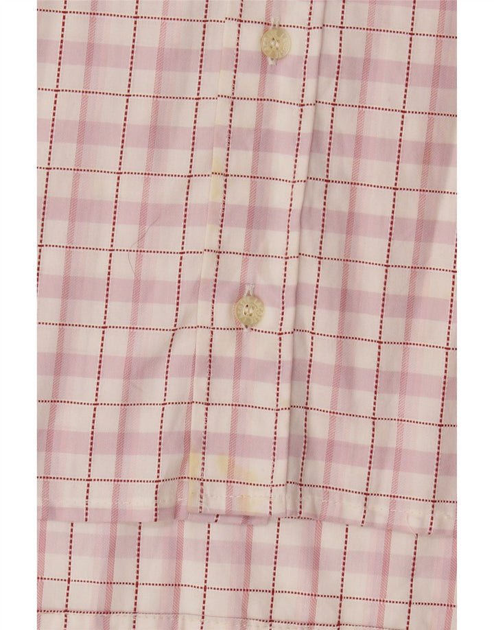 Lacoste Chemise Homme Taille 43 Grand Carreau Rose