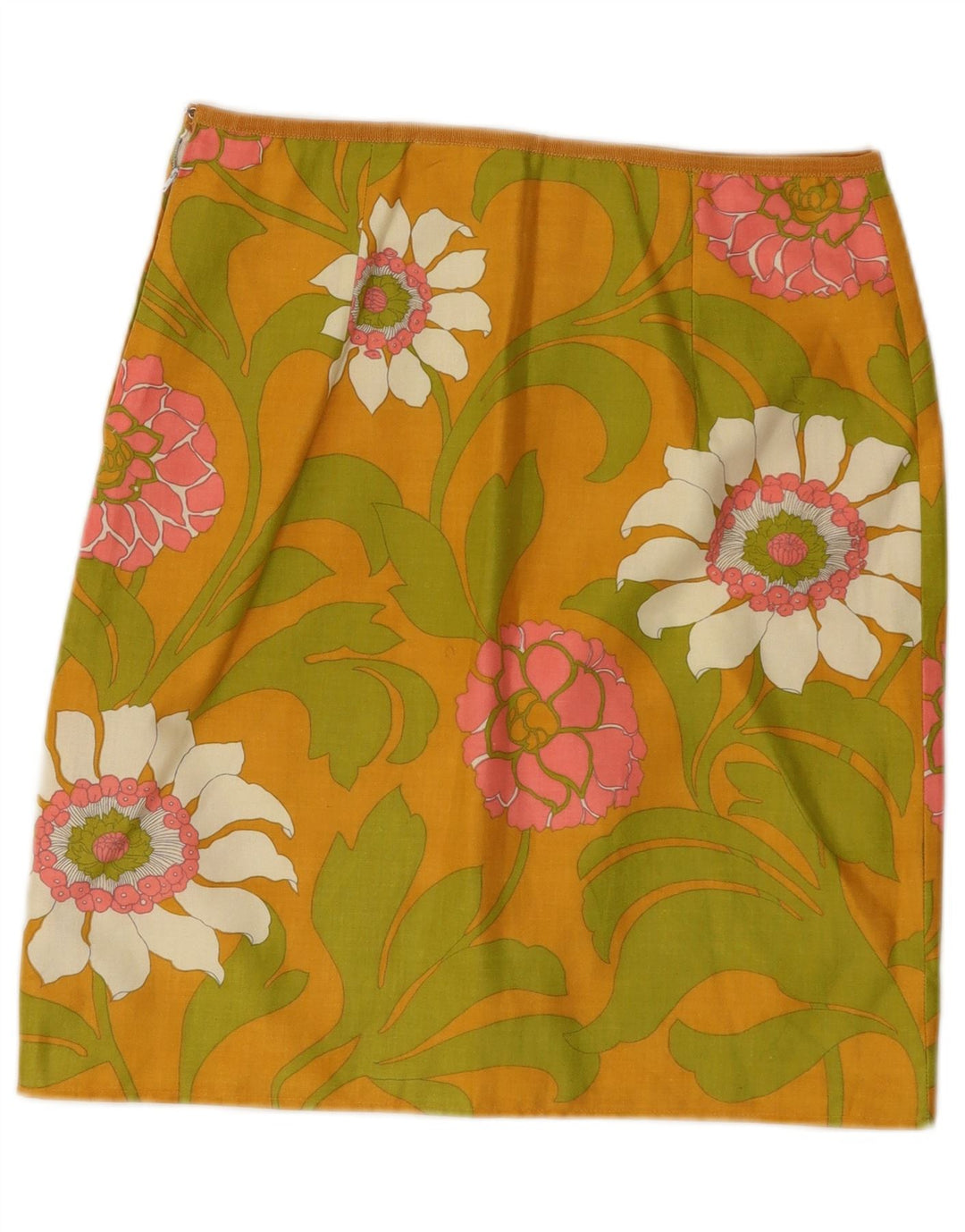 jupe crayon femme vintage W28 Medium Multicolore Floral
