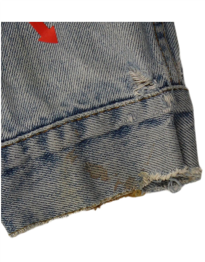 Levi's Veste en Jean Homme UK 38 Bleu Moyen Coton