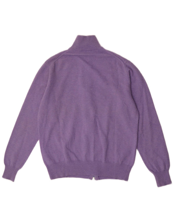 Fred Perry Cardigan pour homme en laine violette Taille S