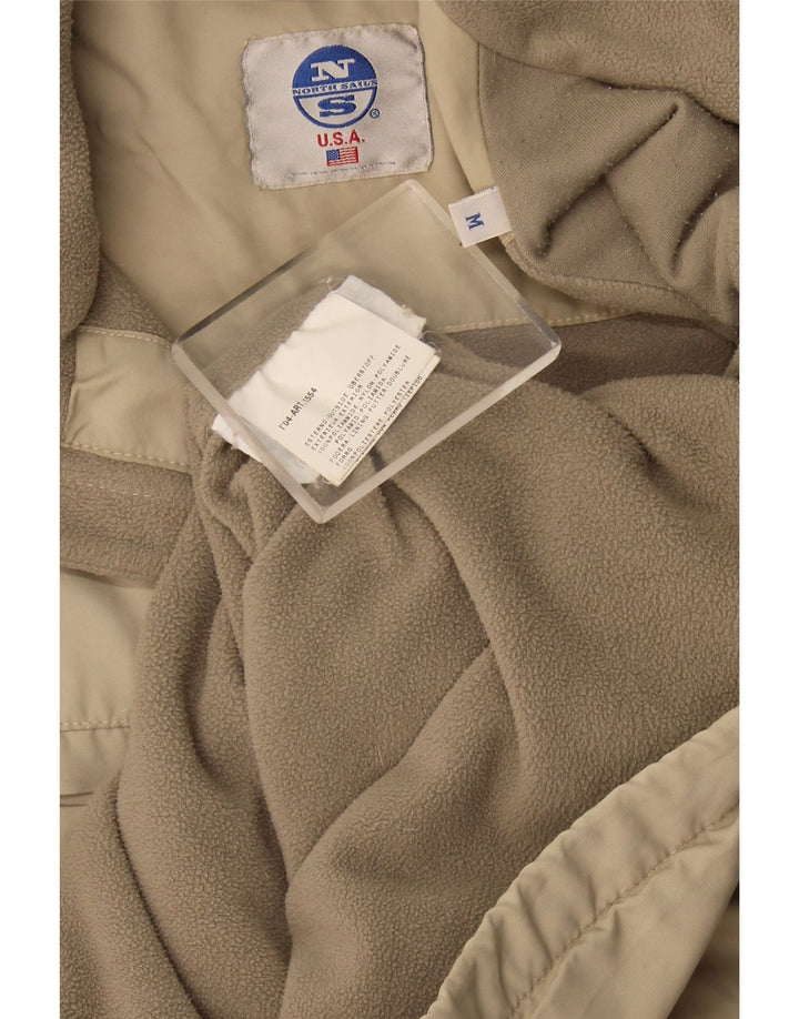 North Sails Veste coupe-vent pour homme UK 38 Beige moyen Polyamide
