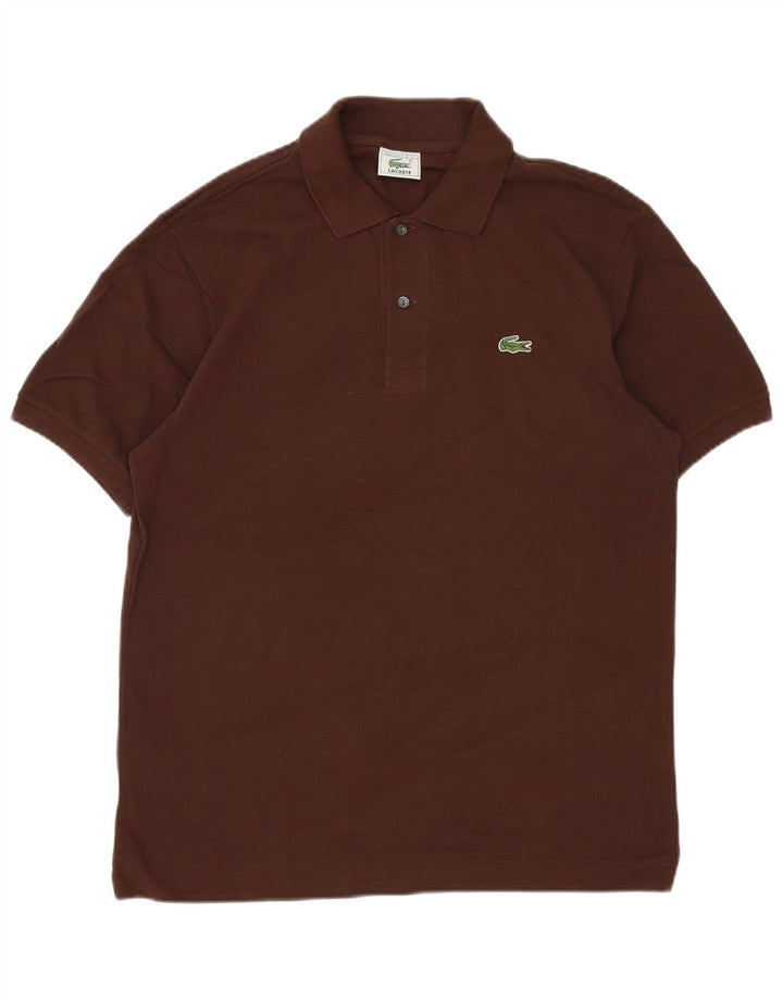 Lacoste Polo Homme Taille 4 Coton Marron Moyen