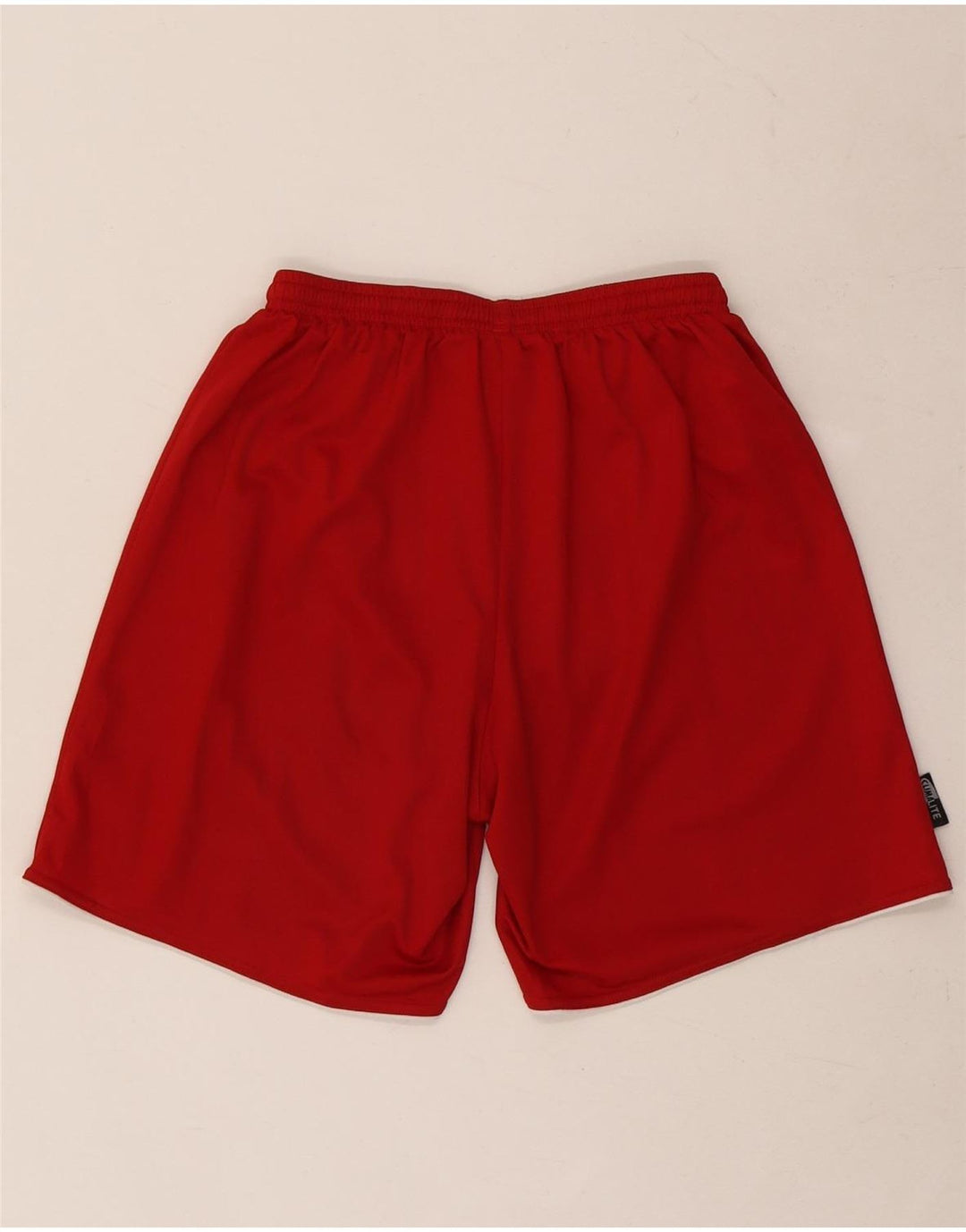 ADIDAS Short de sport Climalite pour hommes, petit, rouge, polyester