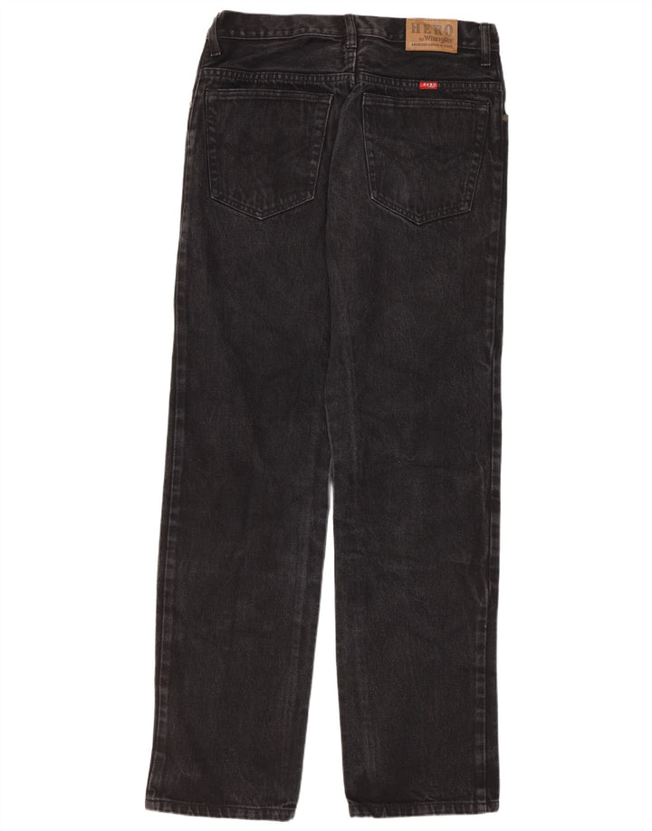 Wrangler Jean droit régulier Hero Regular W34 L34 en coton noir pour homme